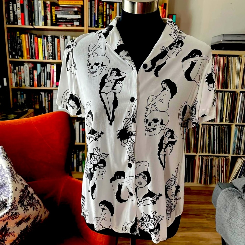 Strait to Hell Button Down